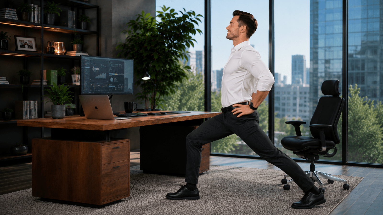 10 Best Stretches for Office Workers to Relieve Neck, Shoulder, Lower Back, and Hip Pain