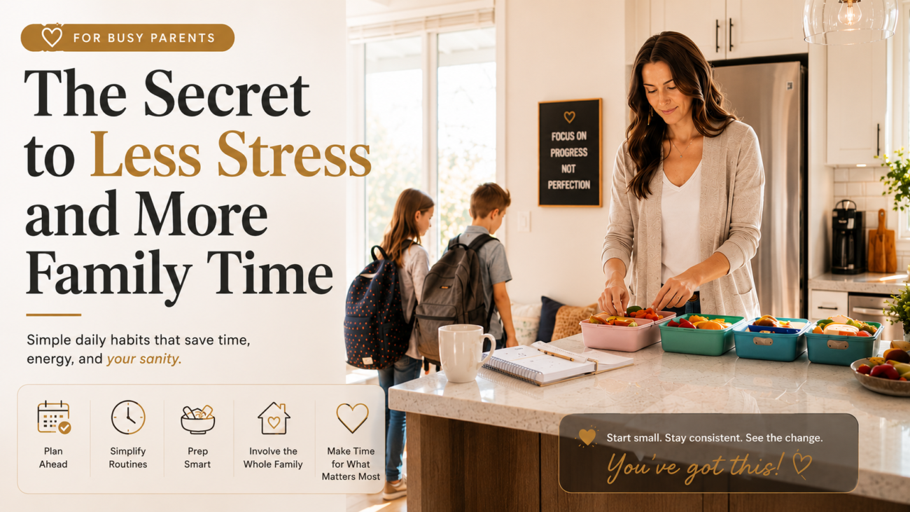 The Secret to Less Stress and More Family Time 5 Time-Saving Tips for Working Parents (12)