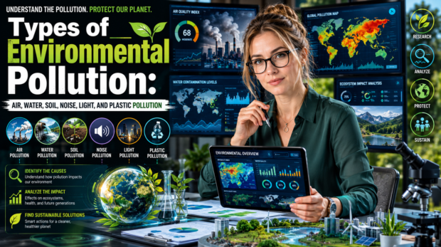 Types of Environmental Pollution Air, Water, Soil, Noise, Light, and Plastic Pollution (1)