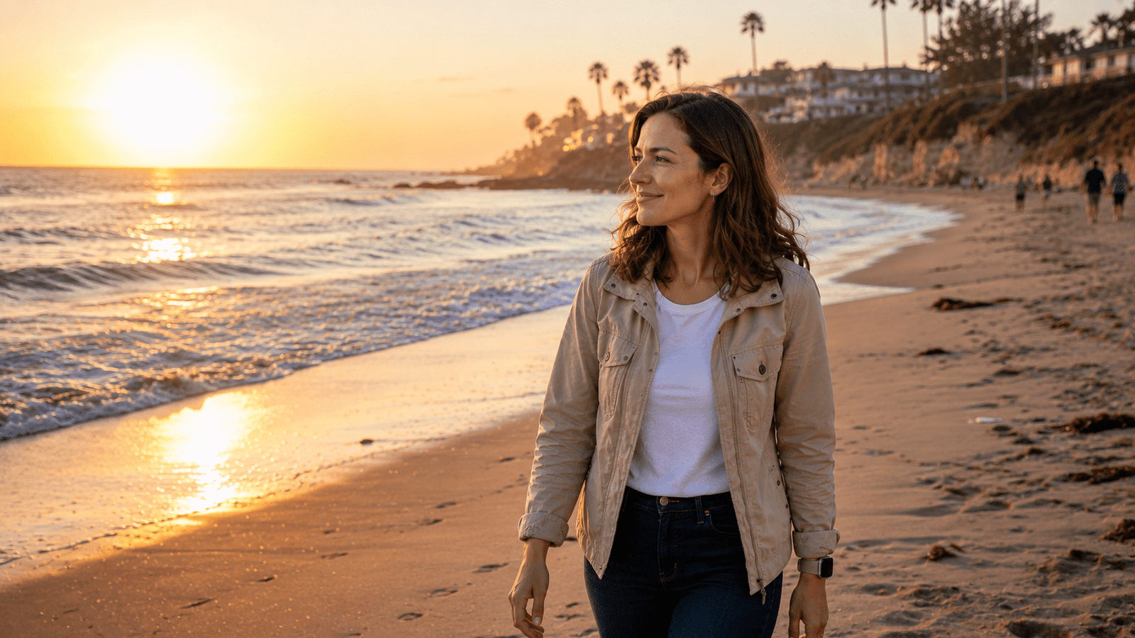 Professional traveler enjoying a relaxing weekend escape in San Diego California